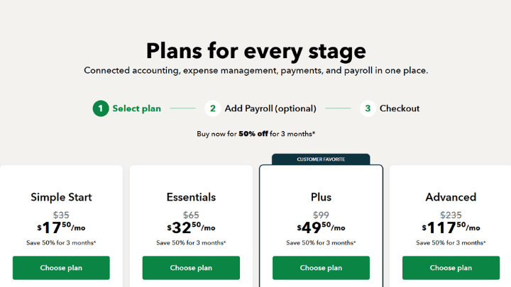 Quickbooks pricing